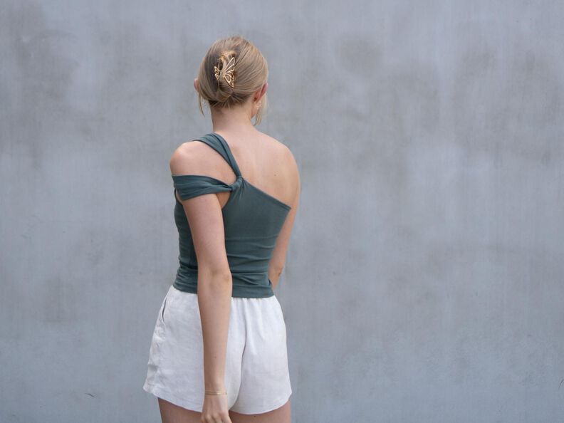 Asymmetrisches One-Shoulder Top - EDDA image number 7