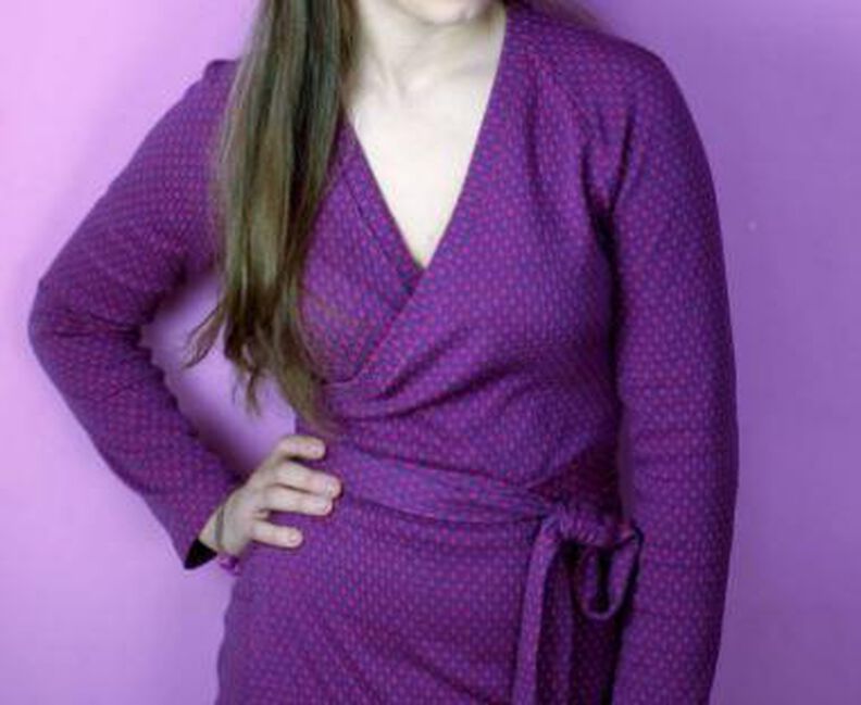 Ebook/Nähanleitung Basic Raglan Wickelkleid/-Shirt Damen Gr. 32-48 image number 5