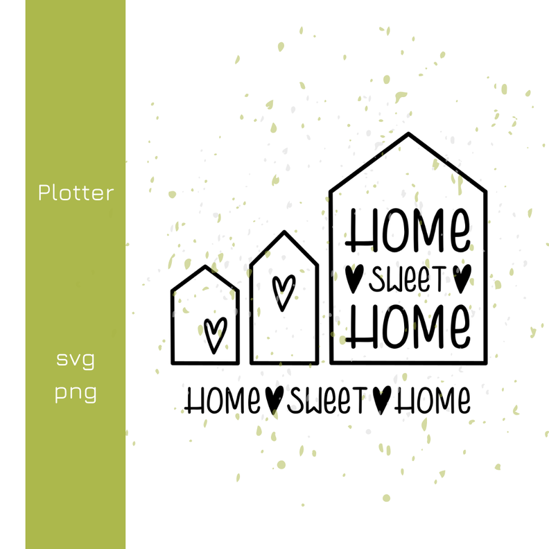 Häuser Home Plotterdatei | DIY Hunger image number 2