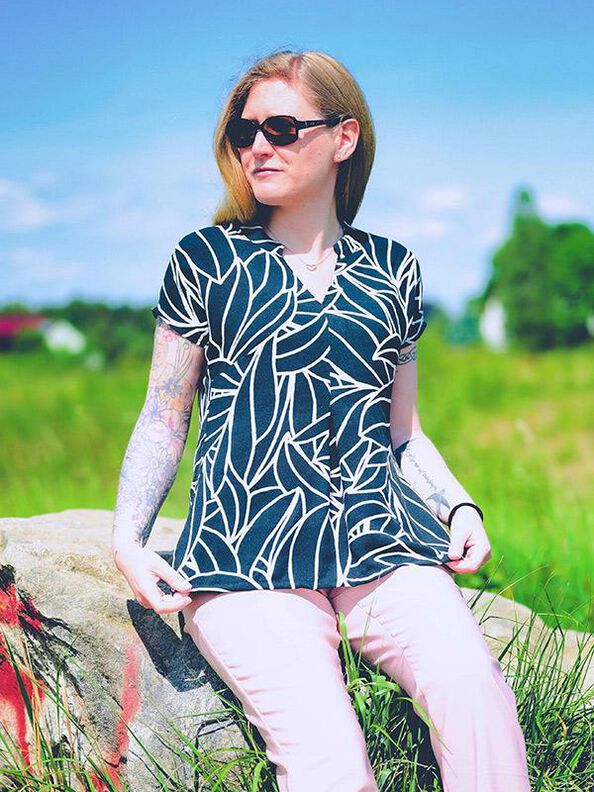 ALISSON- Kleid oder Bluse PDF-A4, A0 und BEAMER image number 9