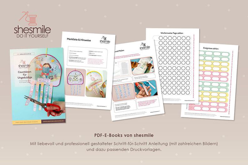 Countdown für Ungeduldige (Bastelanleitung und Druckvorlage) image number 8