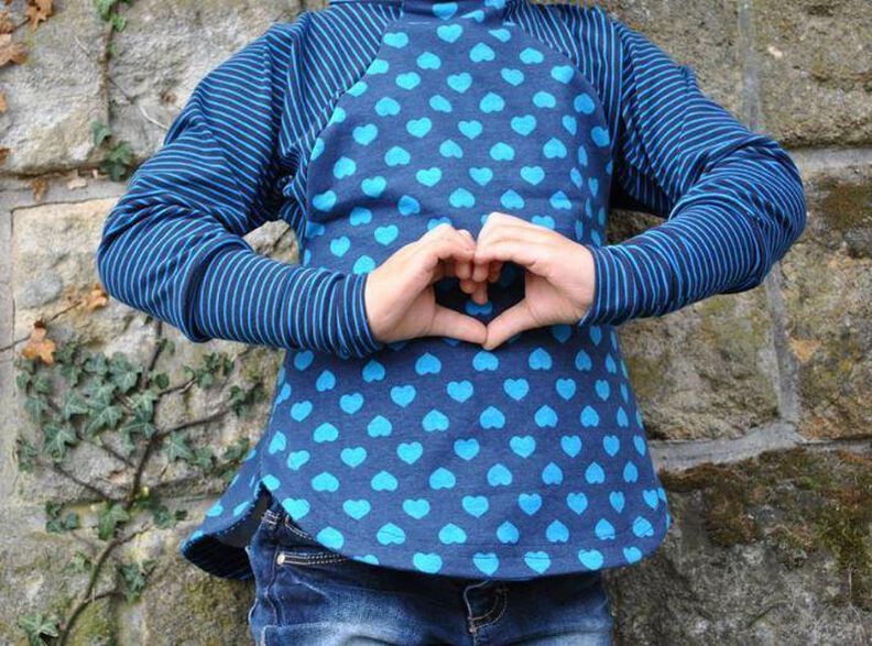 Ebook/Nähanleitung Turtleneck Raglanshirt AMIA Gr. 86-164 image number 8