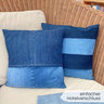 Sternen-Kissen nähen mit Hotelverschluß, Jeans Upcycling  thumbnail number 8