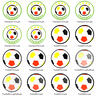 Stickdatei - Fußball Fussball Champion bunt thumbnail number 4