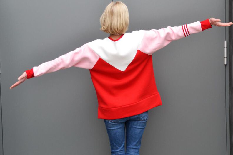 CreaRetro - Pulli mit V-Passe Schnittmuster Nähanleitung image number 10
