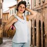 Schnittmuster Julie | Bluse ärmellos mit Kragen | + Video thumbnail number 3
