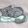Stickdatei Katze doodle schlafende Katze 5 Größen thumbnail number 5