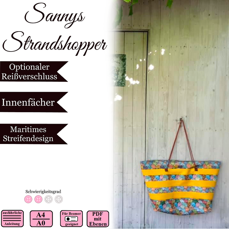 Sannys Strandshopper - EBook und Nähanleitung image number 1