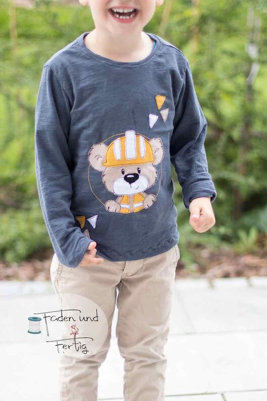 Shirt "MICKY", Nähanleitung und Schnitt Gr. 110 – 152 image number 7
