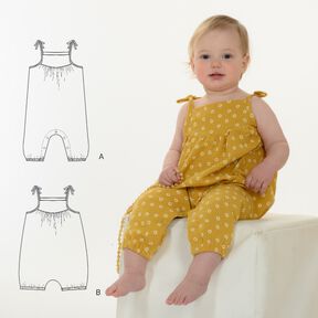 NELE Schnittmuster Mädchen Baby/Kleinkind  Overall/Jumpsuit