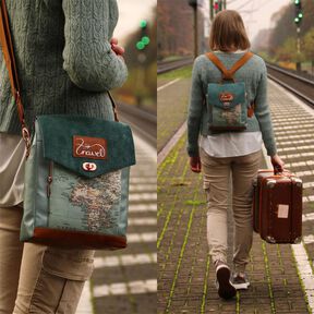 TYKKA – 2 in 1 Rucksacktasche