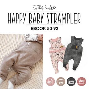 Happy Baby Strampler | Schleiferlwerk | eBook | Größen 50-92