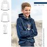Hoodie Pullover Kinder Schnittmuster Gr. 74-176 - Paco #124 thumbnail number 1