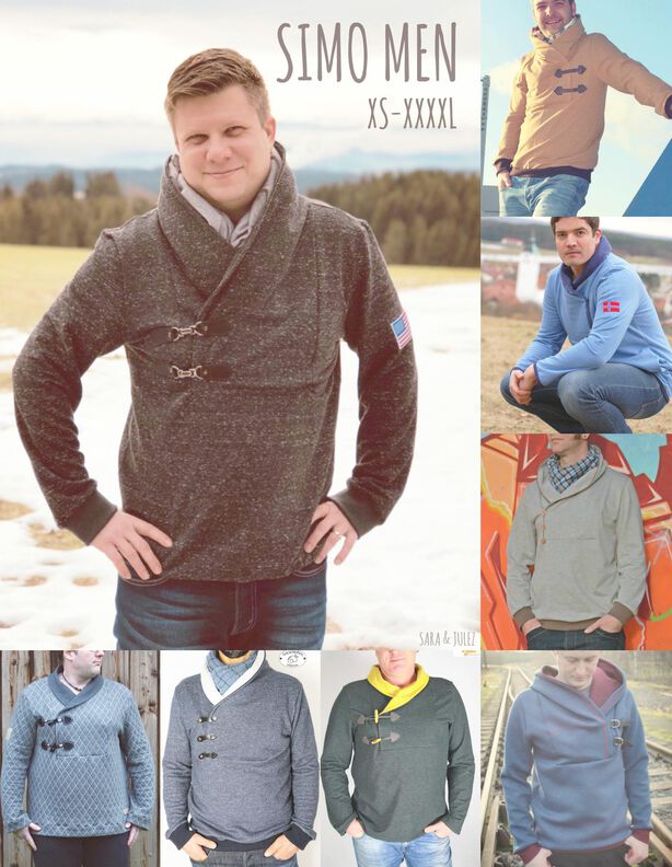 SIMO MEN HOODIE GR. XS-XXXXL image number 4