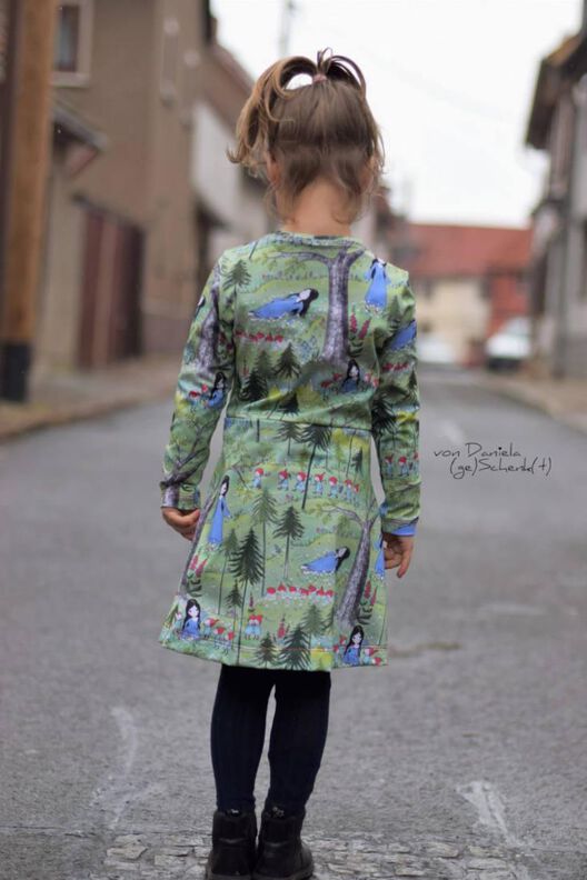 Kinder Kleid mit Knoten-Gürtel A-Linie SIMPUL ♥ Gr. 98-164 image number 8