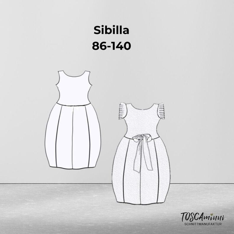 Schnittmuster Kinderkleid Sibilla Gr. 86-140 image number 7