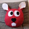 Hase, Kinderkissen, Osterdeko, Schnitt und Anleitung thumbnail number 3