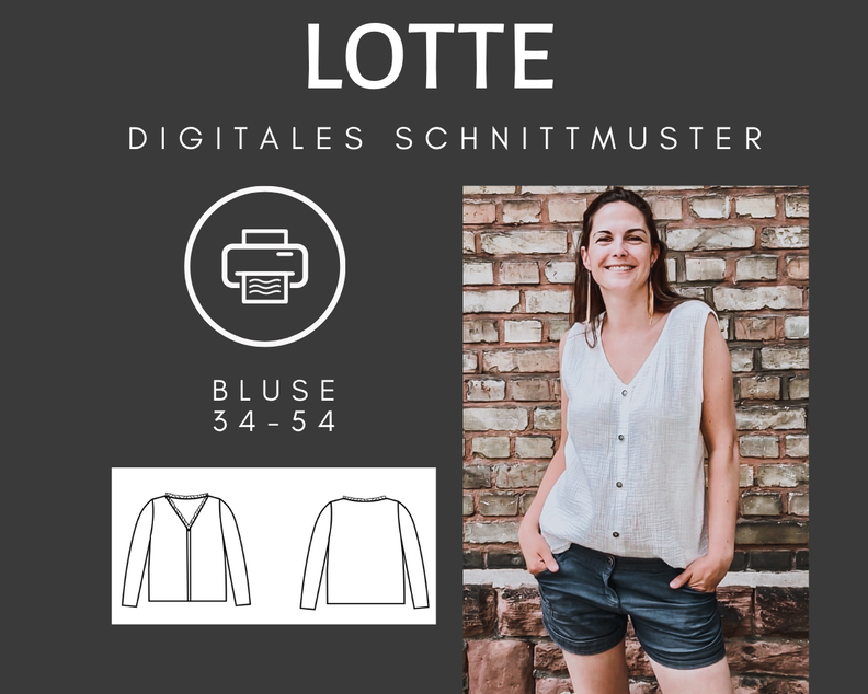 Lotte Schnittmuster Damen Bluse 34-50 image number 8
