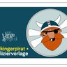 Appliziervorlage WIKINGERPIRAT thumbnail number 1