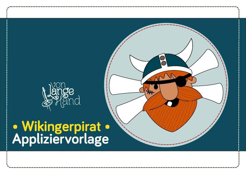 Appliziervorlage WIKINGERPIRAT image number 1