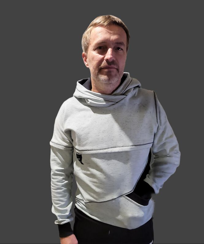 Hoodie Elias Gr.44-64  inkl. Ebenen und Beamerdatei image number 8