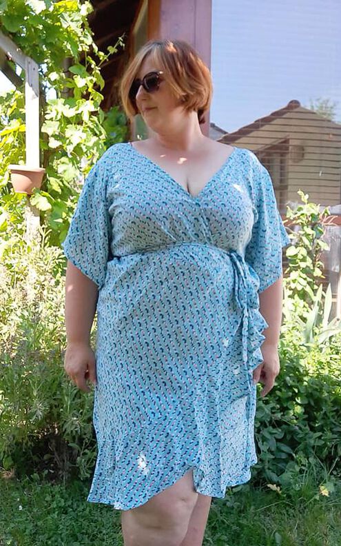 Wickelkleid (46-56) TIJUCA Kleid Damen Schnittmuster image number 8