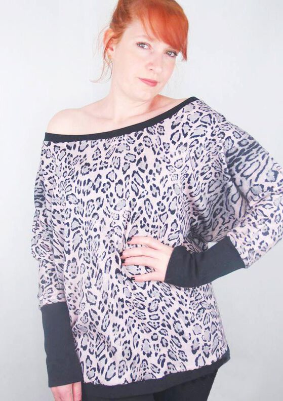 Fledermaus-Kleid, Shirt (XS-XXL) GULA Damen Schnittmuster image number 4