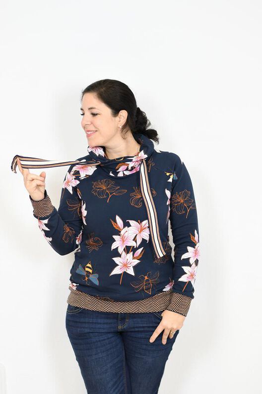Ebook / Schnittmuster Raglan-Hoodie *mit A0-Datei + Video* image number 2