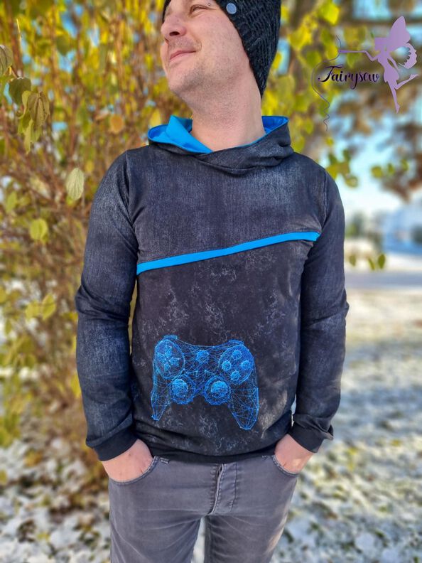Hoodie Mister Moon Gr. XS - XXXL inkl. A0 image number 8