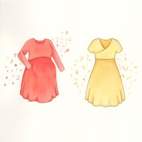 ebook "Eugenie" Stillkleid, Umstandskleid Gr. 34-56 (A4+A0)