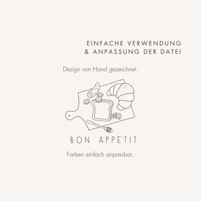 Plotter- und Laserdatei "BON APPETIT" SVG PNG