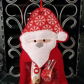 Stickdatei Weihnachtsmann F&uuml;llobjekt ITH