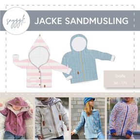 Musselin & Co Jacke Sandmusling Gr. 56-170 - Kombi