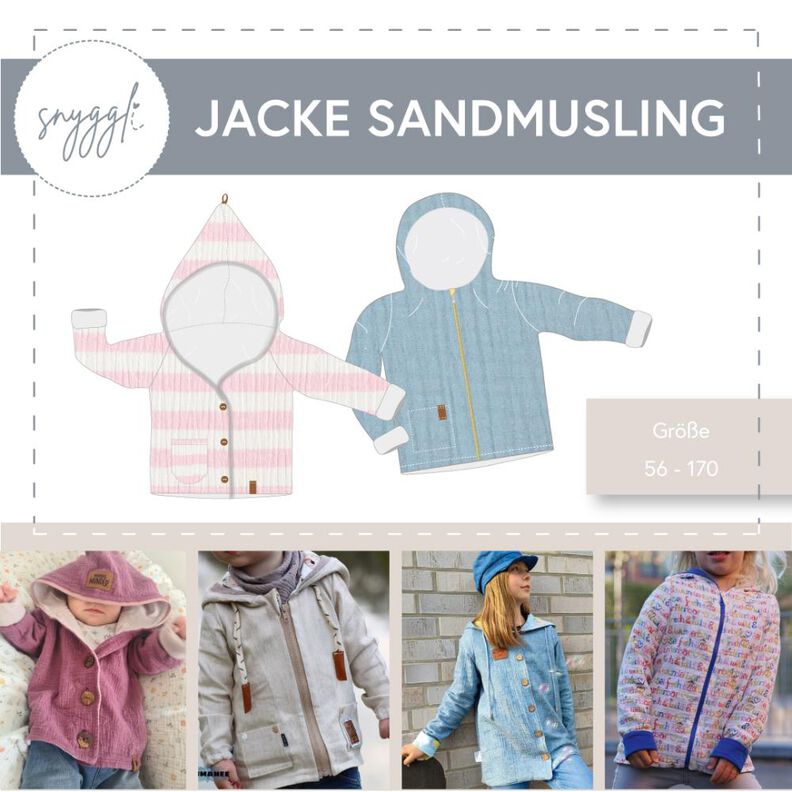 Musselin & Co Jacke Sandmusling Gr. 56-170 - Kombi image number 1