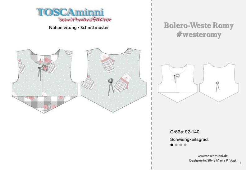 Weste Romy Gr. 92-140 Nähanleitung image number 9
