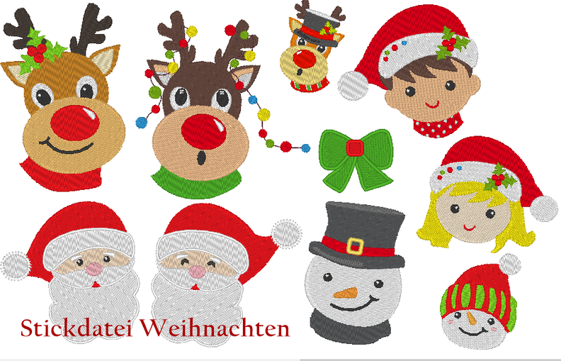 Weihnachten Stickdatei image number 1