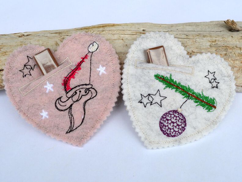 ITH Stickdatei Weihnachten 4er SET 13x13cm image number 7