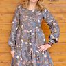 *Ladies Partydress Webware* Stufenkleid Gr. 32 bis 56 Boho thumbnail number 8