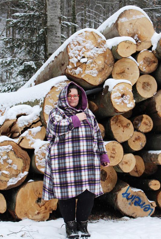 Sweatmantel SUMARE  (XXS-3XL) Schnittmuster Jacke Mantel image number 6