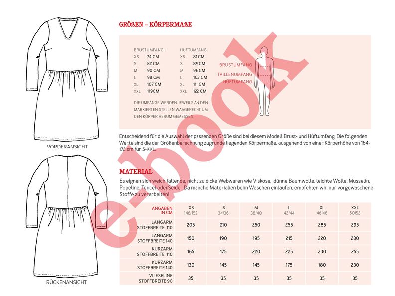 FRAU MARY - Kleid mit V-Ausschnitt XS-XXL image number 7