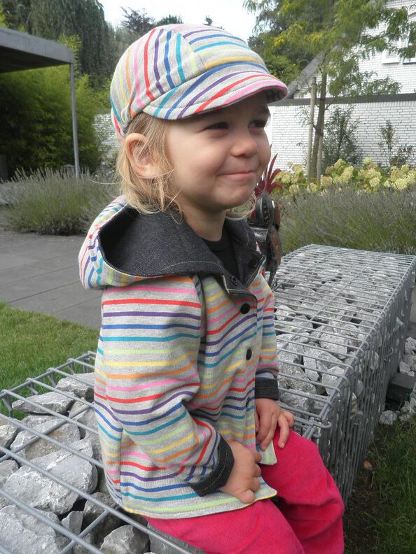 Jacke mit Beleg oder Wendejacke "Henriette", Gr. 110 - 152 image number 3