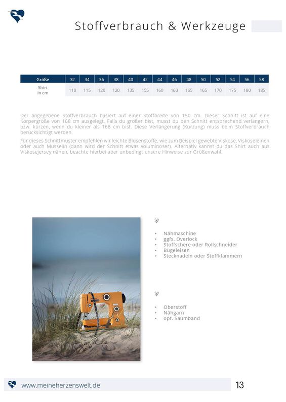 Rüschenshirt Damen – Schnittmuster – Alcudia Gr. 32-58 image number 5