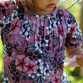 "Frill Top & Tunic" - Gr. 86-164 Shirt/Tunika mit R&uuml;schen oder Biesen