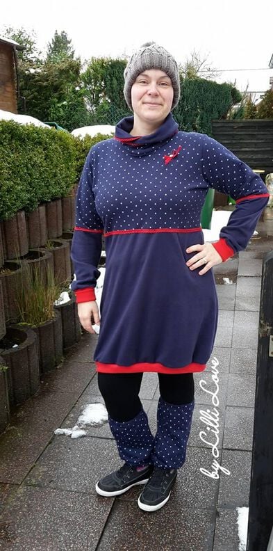 HOODIEKLEID MIT UMSTANDSKLEID-VARIANTE Gr 32 - 50 image number 7