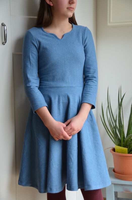 MINI HEARTCL*OVER SHIRT & DRESS (80-164) image number 3
