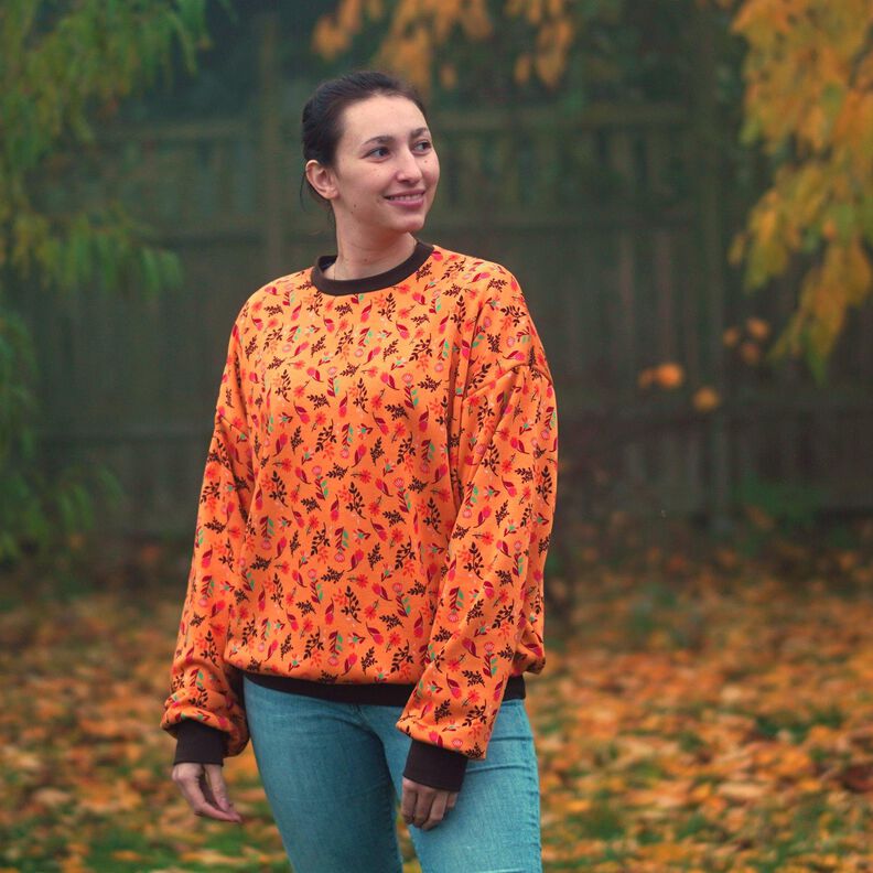 XXL Oversized Shirt nähen Damen Winter warm Pullover image number 2