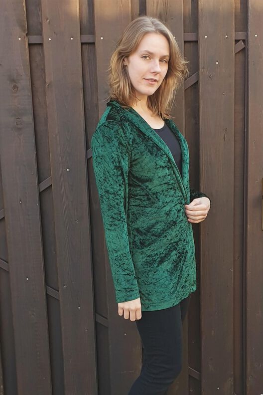 Molly Cardigan – Schalkragen oder Volant, BU 80-116, A4+A0 image number 3