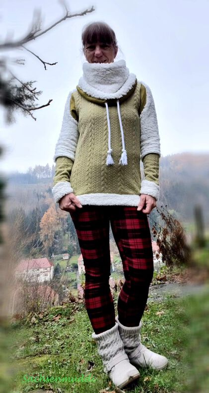 Hoodie(kleid) Leevke Gr. 32-52 inkl. Beamerdatei image number 8