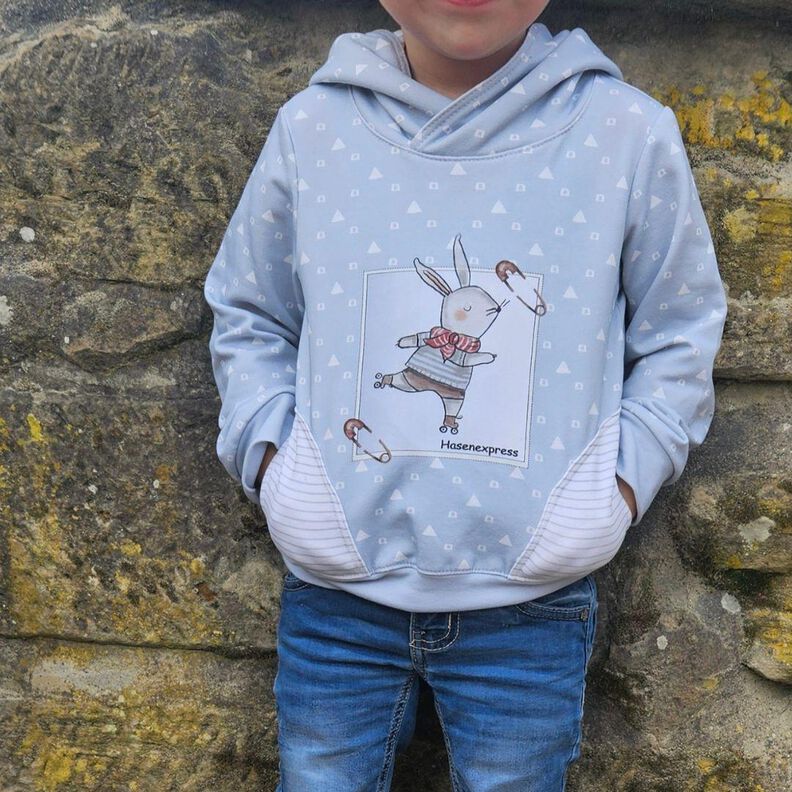 Schnittmuster Kinder Hoodie Ela+Kai Gr. 80-140 image number 9