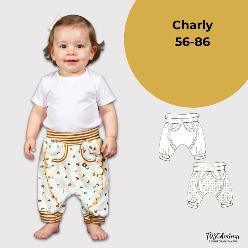 Schnittmuster Babyhose Charly – Pumphose A4-/A0-Datei image number 1